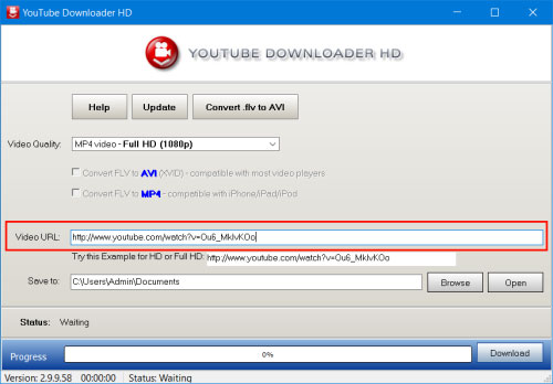 cách tải Youtube Downloader HD