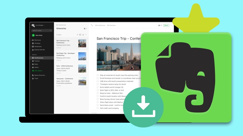 Download Evernote mới nhất