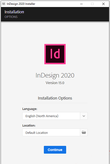 cài đặt Adobe InDesign CC 2021 Full crack