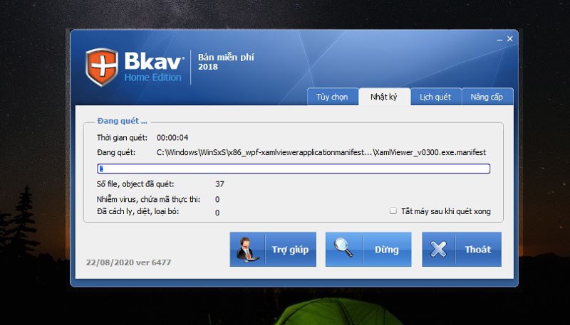 phần mềm diệt virus BKAV Home