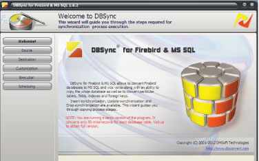 Download DBSync for Firebird & MS SQL - Cơ sở dữ liệu