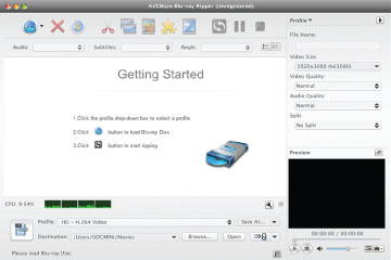 Download AVCWare Blu ray Ripper - Chuyển đổi video