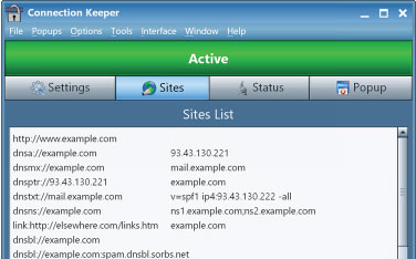 Download Connection Keeper 20.0 - Tránh ngắt kết nối Internet