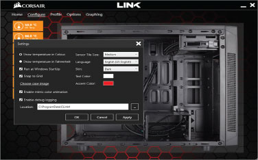 Download Corsair Link - Theo dõi nhiệt độ, hoạt động của quạt