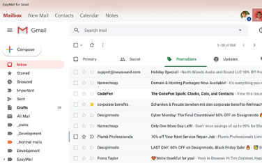 Download EasyMail for Gmail 2.3 - Quản lý Gmail trực tiếp