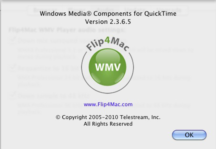 Download Flip4Mac Windows Media Components for QuickTime 3.3.1.3 - Tại và lưu trữ các tệp video, âm thanh