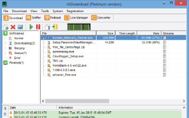 Download HiDownload Platinum 8.24 - Nâng cao tăng tốc