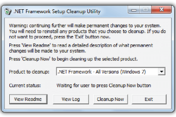 Download Microsoft .NET Framework Repair Tool