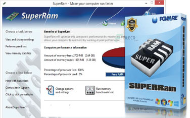 Download PGWARE SuperRam 6.12.30.2013 - Cải thiện tốc độ