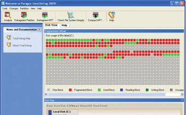 Download Paragon Total Defrag - Chống phân mảnh ổ cứng