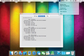 TimeMachineScheduler for Mac 3.1.4 - Thay đổi và lên lịch