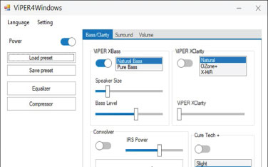 Download Viper4Windows 1.0.5 - Driver âm thanh cho Pc 