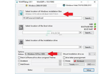 Download WinNTSetup 5.2.6 - Phần mềm Tùy biến trình cài đặt