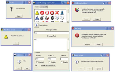 Download Windows Error Message Creator 1.36.25