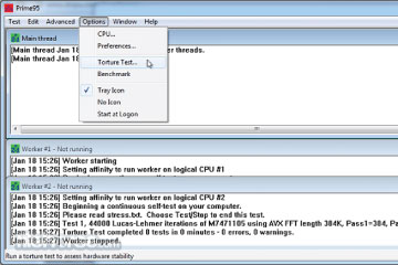 Download Prime95 32 bit 29.3 - Kiểm tra sự ổn định của CP