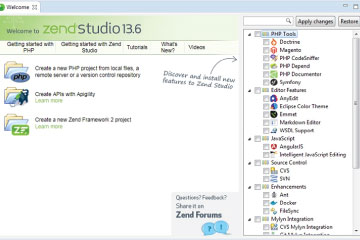 Download Zend Studio 13.6.1 - Tạo ra ứng dụng PHP cho web