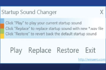 Download Startup Sound Changer 1.0 - Đổi nhạc