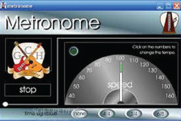 Download Weird Metronome 1.4 - Phần mềm hỗ trợ gõ nhịp