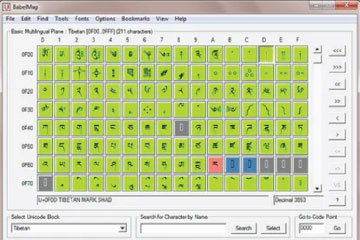 Download BabelMap - Tìm chữ cái trong Unicode