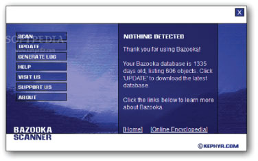Download Bazooka Adware and Spyware Scanner