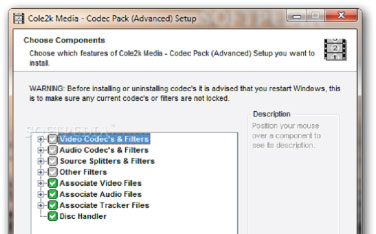 Download Cole2k Media Codec Pack Advanced