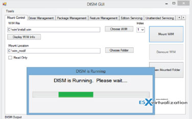 Download DISM GUI - Xử lý tập tin ảnh WIM