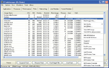 Download DTaskManager 1.57.23 - Kiểm tra chương trình