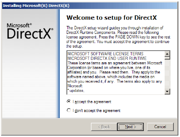 Download DirectX End User Runtime Web Installer - Cài đặt và cập nhật cho gói phần mềm DirectX Redistributable