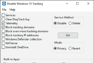 Download DisableWinTracking Disable Windows 10 Tracking 