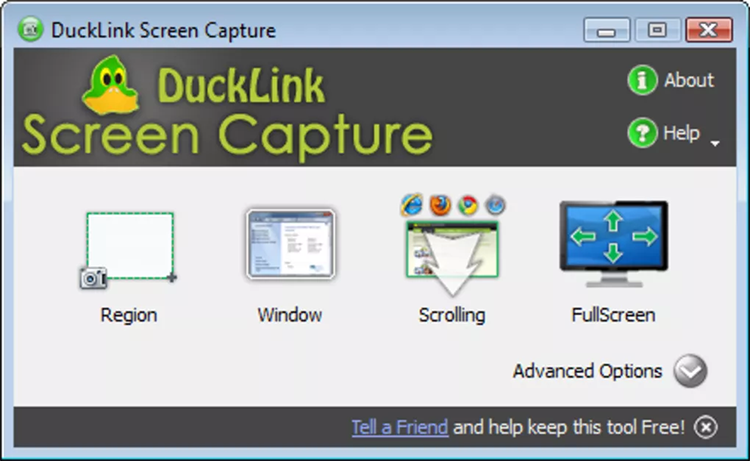 Download Duckcapture 2.7 - Hỗ trợ chụp ảnh màn hình máy tính 