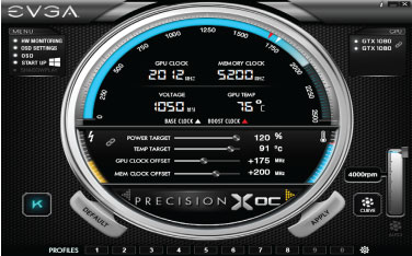 Download EVGA Precision XOC -Tinh chỉnh và tối ưu