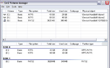 Download Ext2Fsd - Truy cập phân vùng ext3