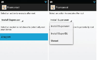 Download Framaroot - Hỗ trợ root cho máy Samsung Galaxy