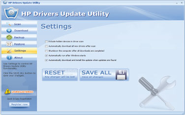 Download HP Drivers Update Utility - Cập nhật Driver