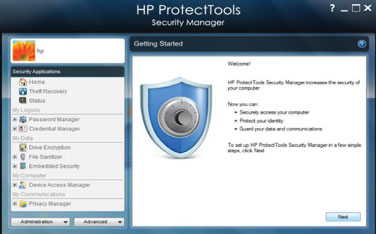 Download HP ProtectTools Security Manager Suite 
