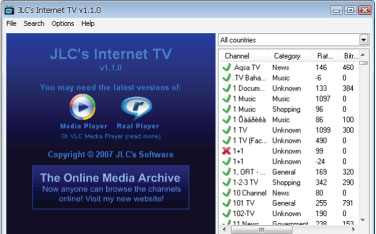 Download JLC's Internet TV - xem tivi online