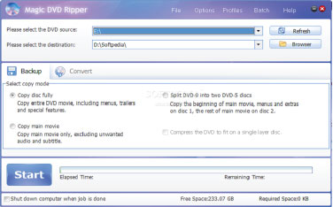 Download Magic DVD Ripper - Chép nhạc từ sang máy tính