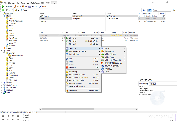 Download MediaMonkey Portable 4.1.31.1919 - Chương trình xử lý nhạc