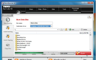 Download Nero BurnLite - Ghi đĩa âm nhạc và dữ liệu