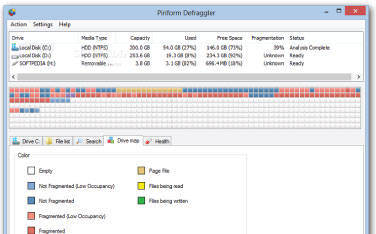 Download Portable Defraggler - Chống phân mảnh ổ cứng