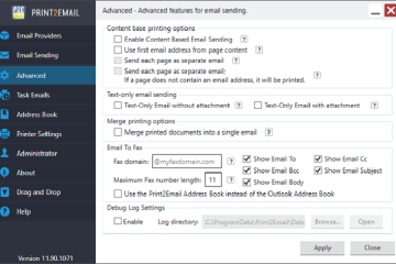 Download Print2Email - Hỗ trợ in thư điện tử