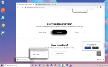 Download Smart Switch PC - Chuyển dữ liệu