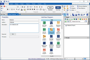 Download Software Ideas Modeler Portable - Vẽ sơ đồ uml