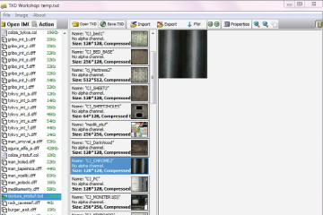Download TXD Workshop - Công cụ quản lý texture