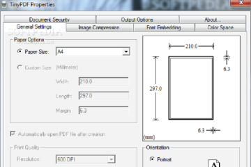 Download TinyPDF - Chuyển đổi tập tin sang ảnh ảo PDF