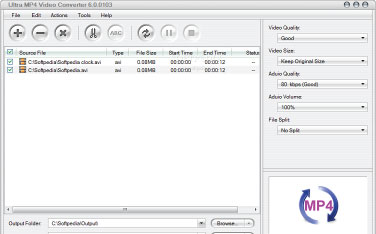 Download Ultra MP4 Video Converter - Tốc độ chuyển đổi