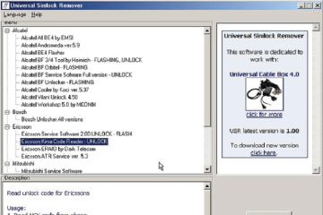 Download Universal Simlock Remover - Mở lhóa điện thoại