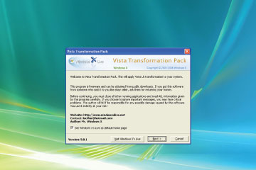 Download Vista Transformation Pack - Chuyển giao diện win xp