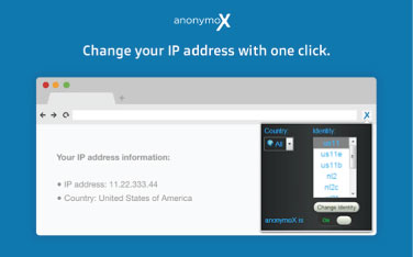 Download anonymoX for Chrome  1.2.7