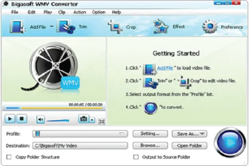 Download Bigasoft WMV Converter 3.7.49.5044